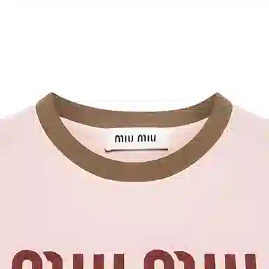 MIU MIU Logo SS24 T