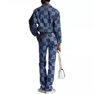 LOUIS VUITTON Damier Denim Jacket