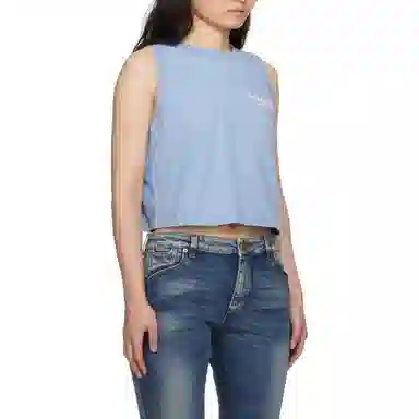 Balmain Sleeveless Tank Blue