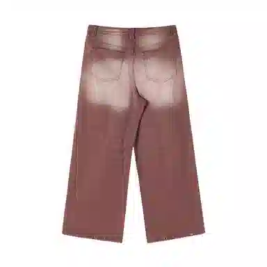 JHYQ Bordeaux Red Jeans