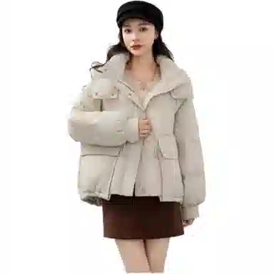 鸭鸭 时尚百搭连帽羽绒服 女款