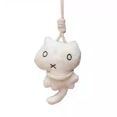 一点潮玩 可爱上吊小猫 创意萌趣搞笑挂饰 玩偶 毛绒挂件 小号高