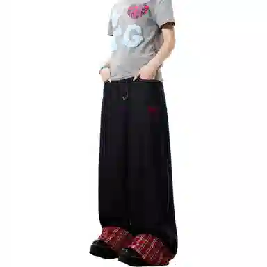 JUFU Vintage Embroidered Jeans