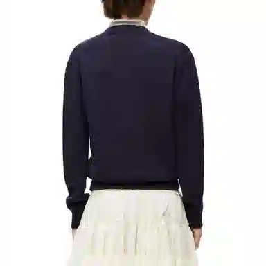 LOEWE Trompe L'oeil Sweater In Wool And Silk V