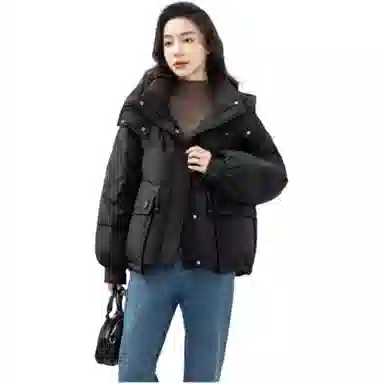 鸭鸭 时尚百搭连帽羽绒服 女款