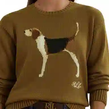 Ralph Lauren Big Dog Crewneck Sweater Olive