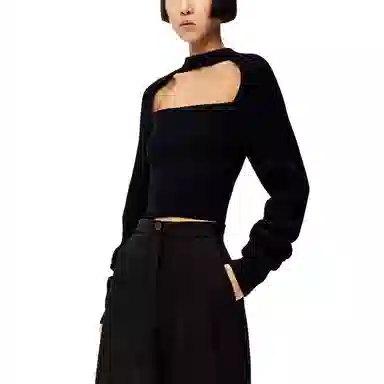 LOEWE FW21 Black Wool Sweater