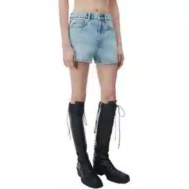 Alexander Wang High Rise Shorty Denim