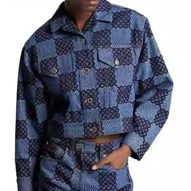LOUIS VUITTON Damier Denim Jacket