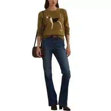 Ralph Lauren Big Dog Crewneck Sweater Olive