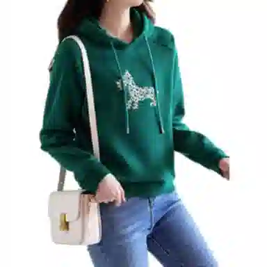 【dme】 宽松套头休闲长袖卫衣 女款