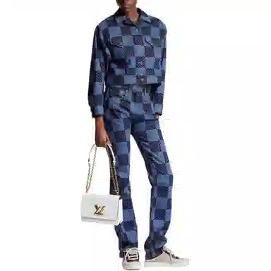 LOUIS VUITTON Damier Denim Jacket