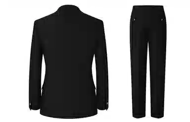 JOHNHOLLIS Blazer Double-Breasted Suit