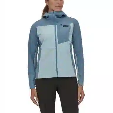 patagonia R1 Crossstrata Hoody Logo