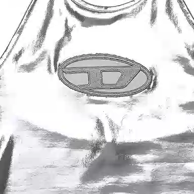 Diesel Oval-D Silver