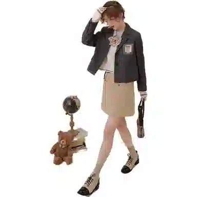 花栗鼠小姐 套头长袖针织衫 女款