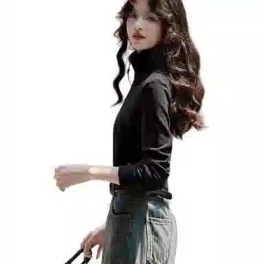 【dme】 纯色立领休闲长袖领卫衣 女款