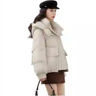 鸭鸭 时尚百搭连帽羽绒服 女款