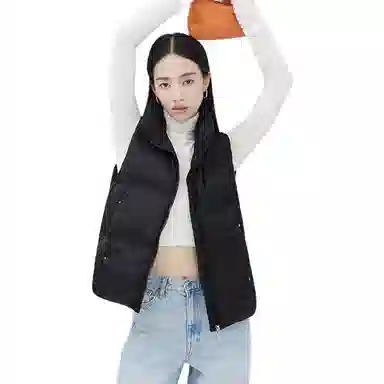 鸭鸭 百搭休闲纯色立领立领短款羽绒服 女款