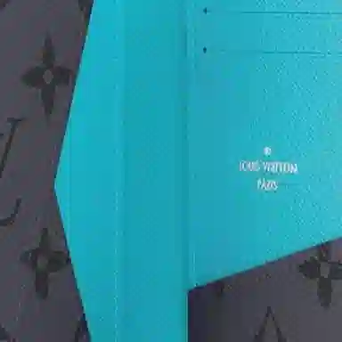 Louis Vuitton Pocket Organizer Gray Blue