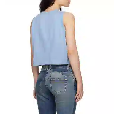 Balmain Sleeveless Tank Blue