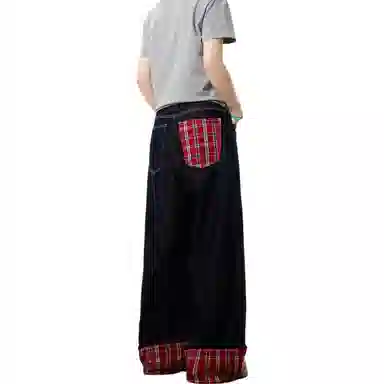 JUFU Vintage Embroidered Jeans