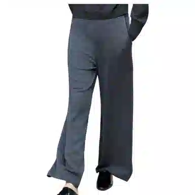 恒源祥 阔腿裤松紧高腰纯色休闲裤 女款