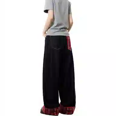 JUFU Vintage Embroidered Jeans