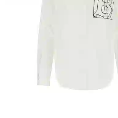 Burberry Logo Print Shirt White