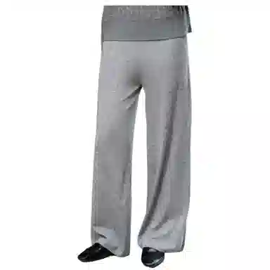 恒源祥 阔腿裤松紧高腰纯色休闲裤 女款