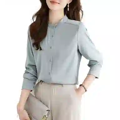 【dme】 休闲简约长袖衬衫 女款