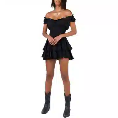 Princess Polly The Love Galore Romper Black