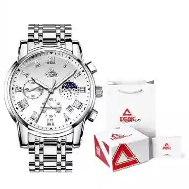 PEAK Three-Eye Six-Needle Chronograph Watch