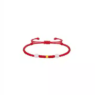 韵系 豆豆转运编织 铜镀金 手链 女款