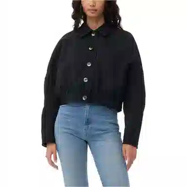 GANNI Heavy Twill Short Jacket