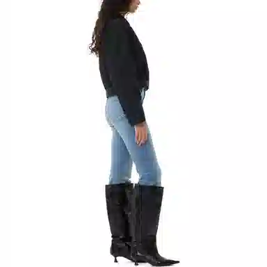 GANNI Heavy Twill Short Jacket