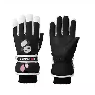 俞兆林 冬季加绒加厚保暖中大童可爱户外玩雪防风防寒防泼水 聚酯纤维 手套 儿童款