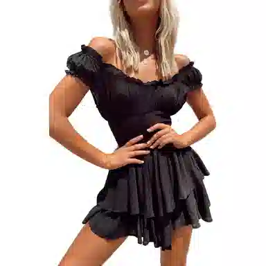 Princess Polly The Love Galore Romper Black