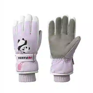 俞兆林 冬季加绒加厚保暖中大童可爱户外玩雪防风防寒防泼水 聚酯纤维 手套 儿童款