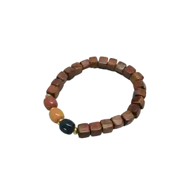 卓禹 多彩多福 黑花梨文玩珠串 新中式国潮佛珠手饰 花梨木 木作手串 男女同款情侣款