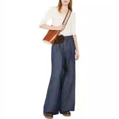 WEEKEND MaxMara Fuxia Lightweight Denim Trousers