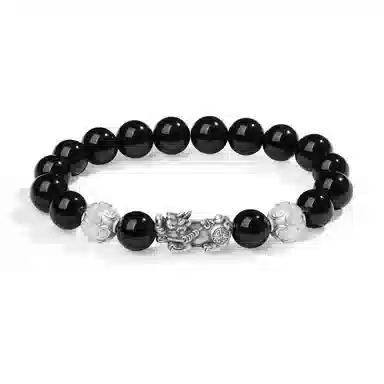 【普陀山官方已祝福】 普陀山文创 招财转运貔貅本命年吞金兽高级感串珠 生日送礼送女友送妈妈节日礼盒 玛瑙 手串 男女同款情侣款