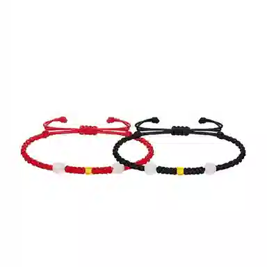 韵系 豆豆转运编织 铜镀金 手链 女款