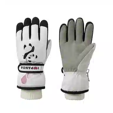 俞兆林 冬季加绒加厚保暖中大童可爱户外玩雪防风防寒防泼水 聚酯纤维 手套 儿童款