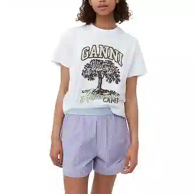 GANNI Camp Tree T