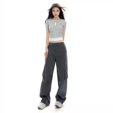 APEA V-Neck Layered T-Shirt Slim Fit