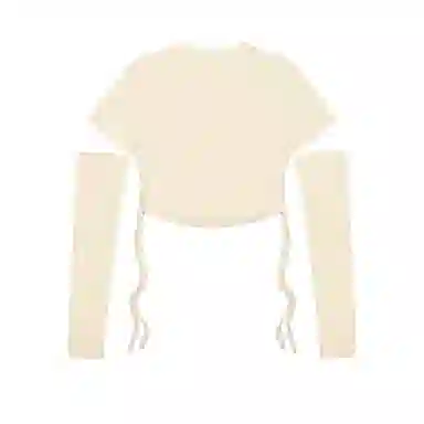 JUFU Retro Star Embroidered Tee