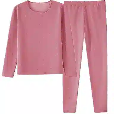 雅鹿 圆领舒适亲肤弹力保暖套装 女款