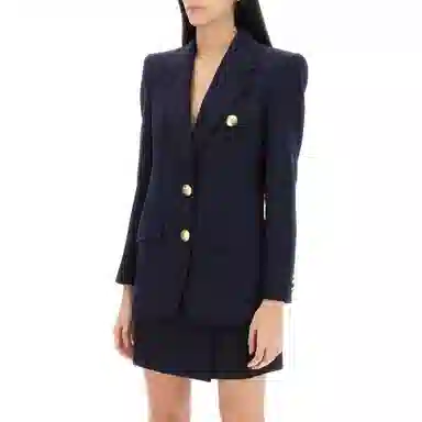 Alexander McQueen breasted Jacket in Navy
