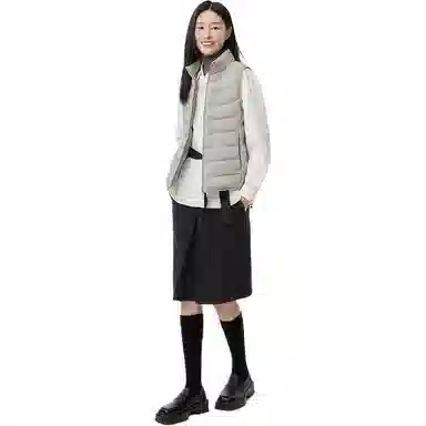 坦博尔 纯色立领羽绒马甲 女款